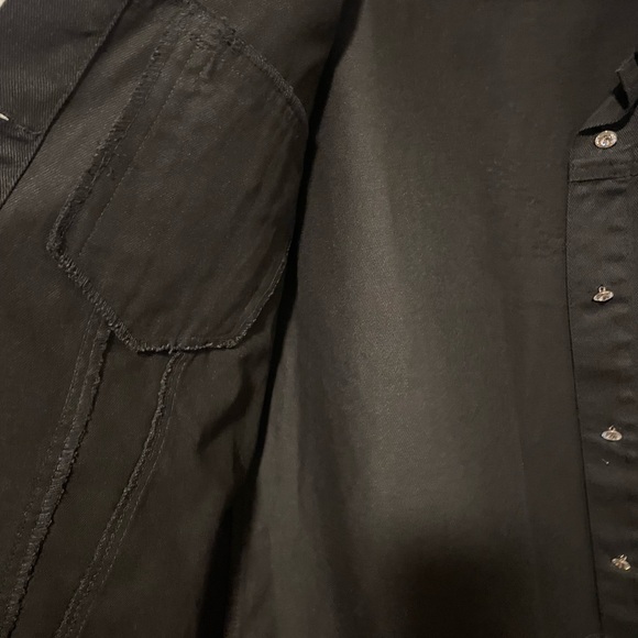 Christine Alexander Swarovski Crystal Motorcycle Denim Jean Jacket, Women’s XL - Picture 8 of 12